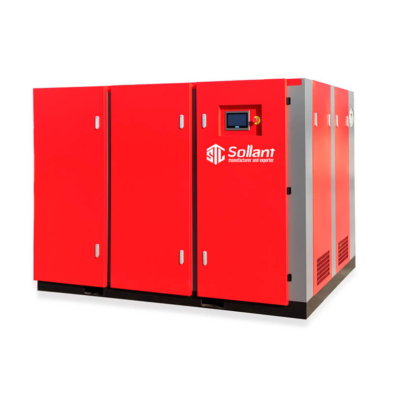 90kw two stage screw air compressor