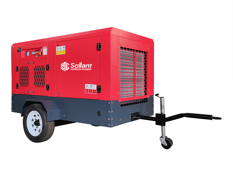 sollant Compresor de aire de tornillo eléctrico portátil