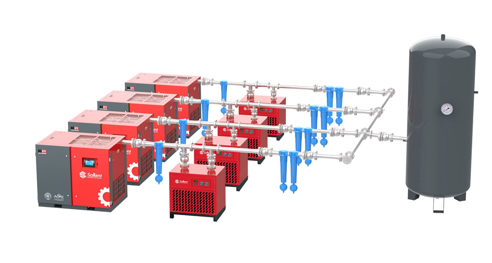 compresor de aire y secador