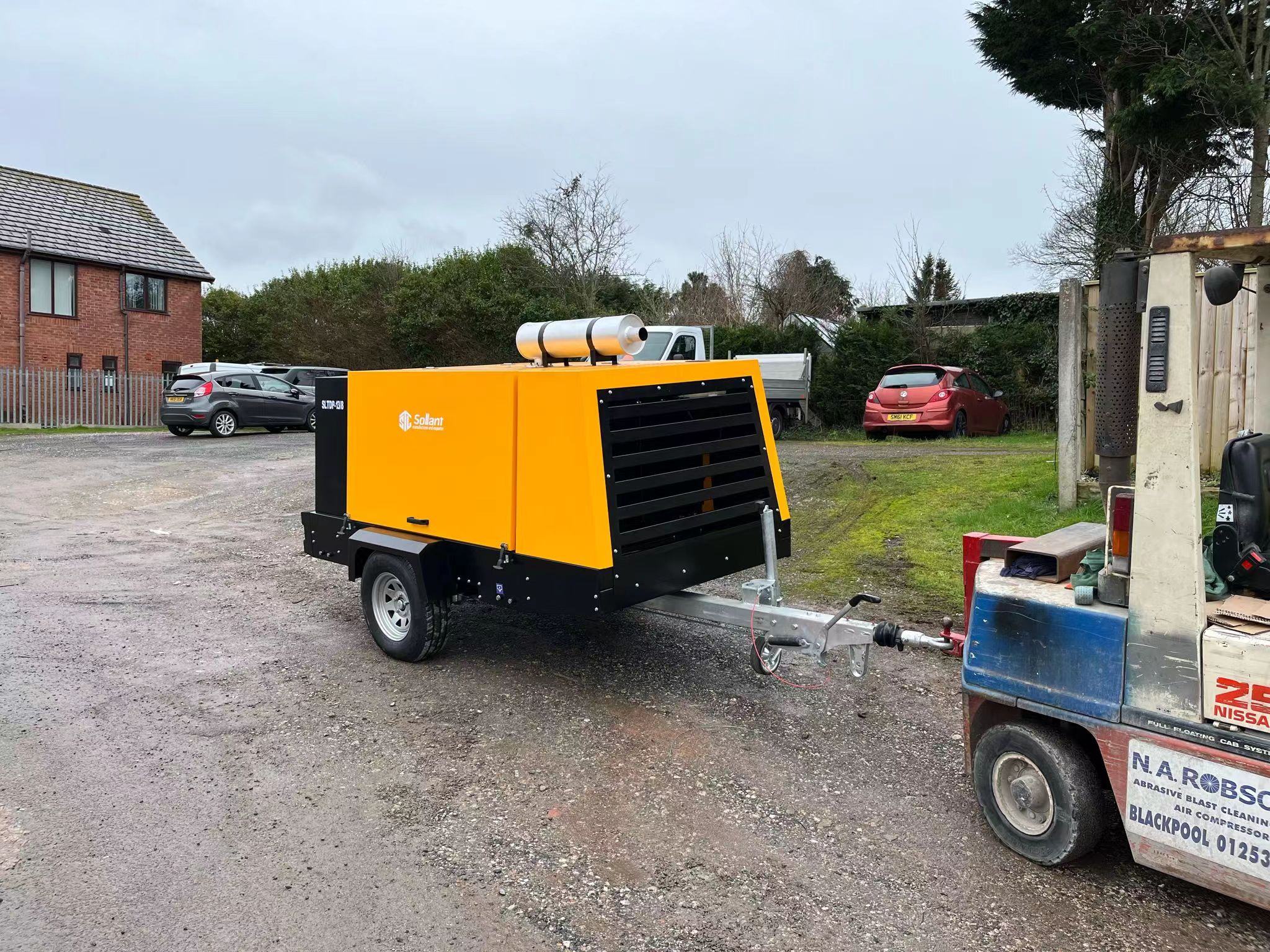 compresor de aire motor diesel