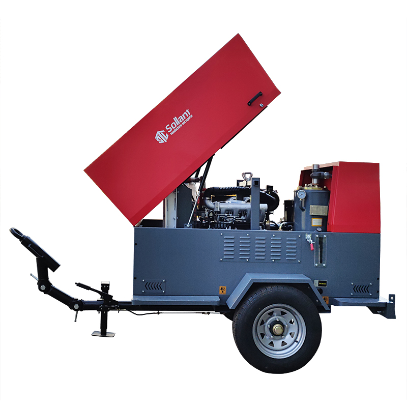 sollant compresor diesel portatil