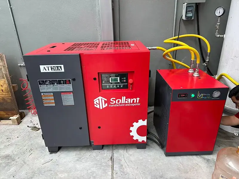 Compresor de aire de tornillo - Sollant