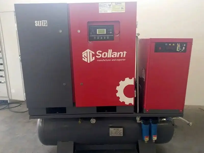 Compresor de aire para cortadora láser - Sollant
